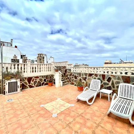 Interiordbl Studio, Wifi, Next To The Canteras Beach *