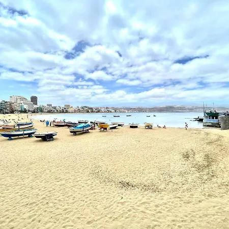 Interiordbl Studio, Wifi, Next To The Canteras Beach *